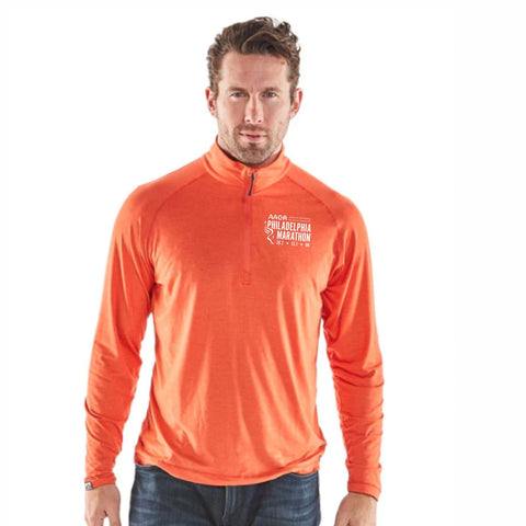 Sueded Eco 1/4 Zip -Orange- AACR Embroidery