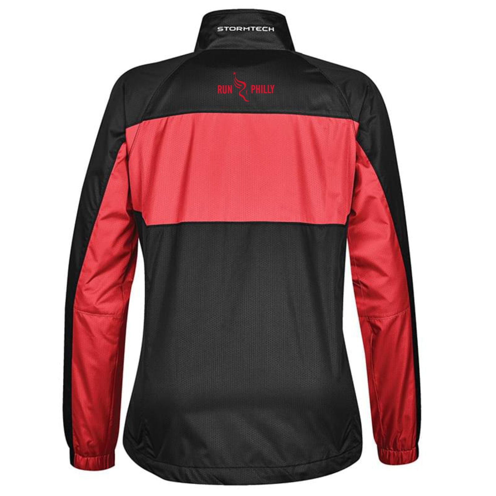 Women's DWR Zip Colorblock Shell -Black/Sport Red- AACR 26.2 Embroidery