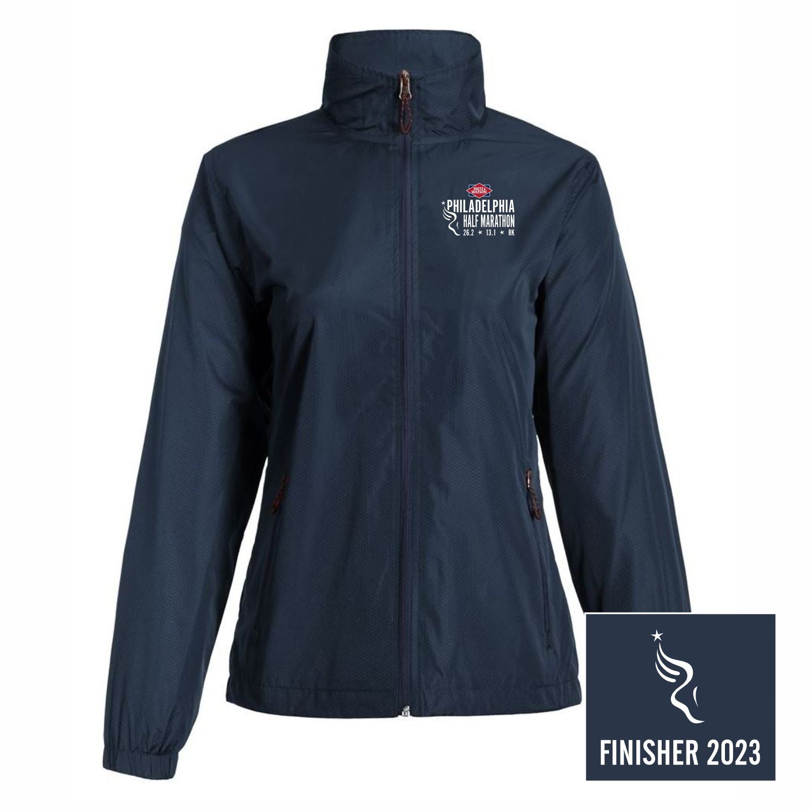 Zip Shell -Navy- 2023 D&W Finisher Embr.