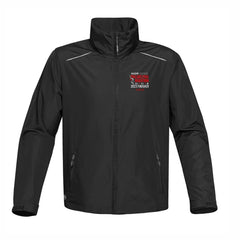 Hooded Zip Shell -Black- 2023 AACR Finisher Embr. - CUSTOMIZED WITH YOUR TIME