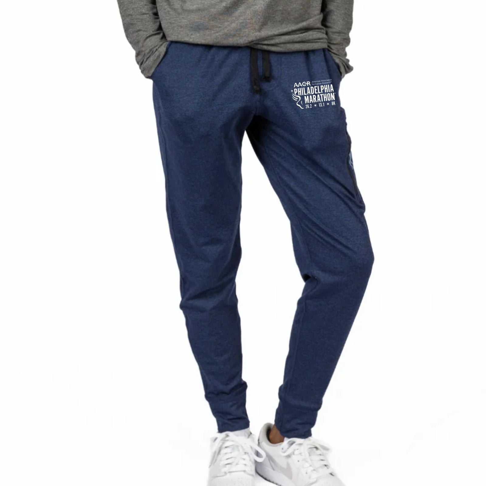 Stretch 7/8 Joggers -Navy- AACR Logo
