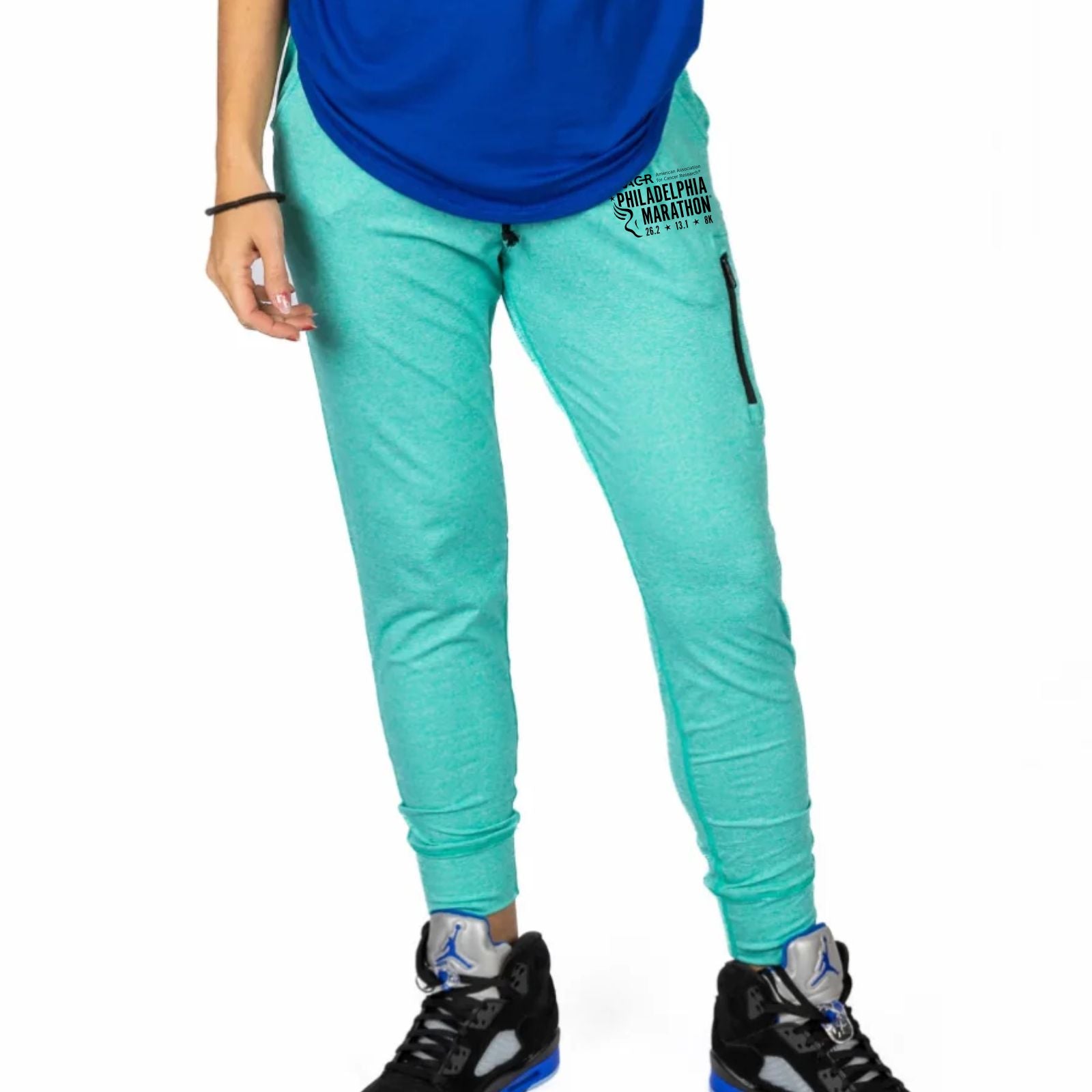 Stretch 7/8 Joggers -Mint- AACR Logo