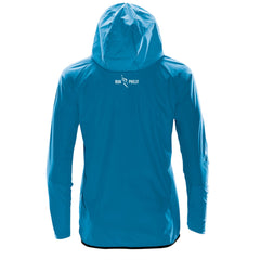 Adult Hooded Zip Shell -Electric Blue- PMW Embroidery