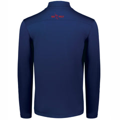 Adult UPF50 1/4 Zip -Navy- PMW Embroidery