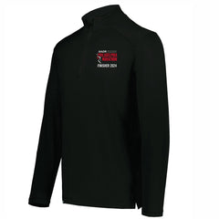 Adult Sueded Eco 1/2 Zip -Black- AACR 2024 Finisher Embr.