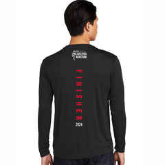 Adult LS Tech Tee -Black- AACR 2024 Finisher