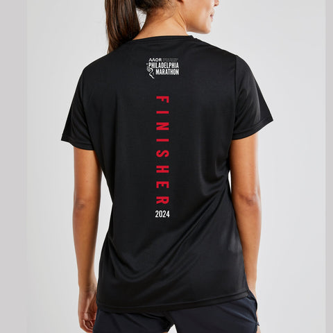 Fitted Tech CRAFT Tee -Black- AACR 2024 Finisher