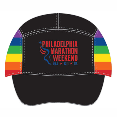 Cap -Tech 5-Panel Rainbow- Philly Marathon Weekend