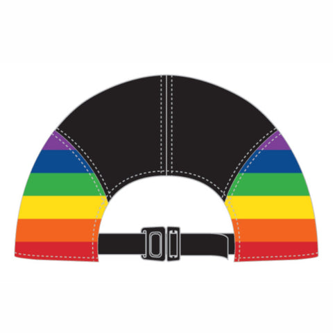 Cap -Black/Rainbow Tech 5-Panel- PMW Logo