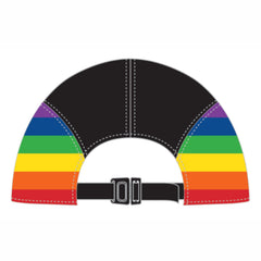 Cap -Black/Rainbow Tech 5-Panel- PMW Logo