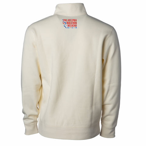 Adult Fleece 1/4 Zip -Bone- Ben