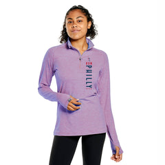 Fitted Sueded Eco 1/4 Zip -Lavender- PMW LCP