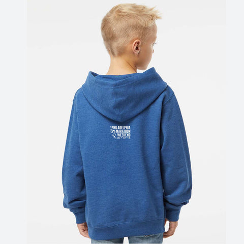 Youth Fleece Hoody -Royal Heather- PMW Repeat