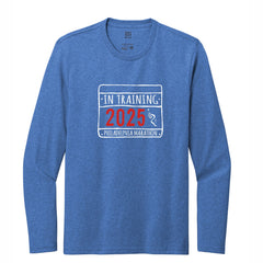 Adult LS Eco Tee -Blue Heather- PMW 2025 In Training