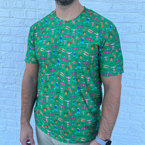 Adult Tech Tee -Green- PMW Sublimated