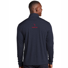 Adult Tech 1/4 Zip -Navy Heather- D&W 2024 Finisher Embr.