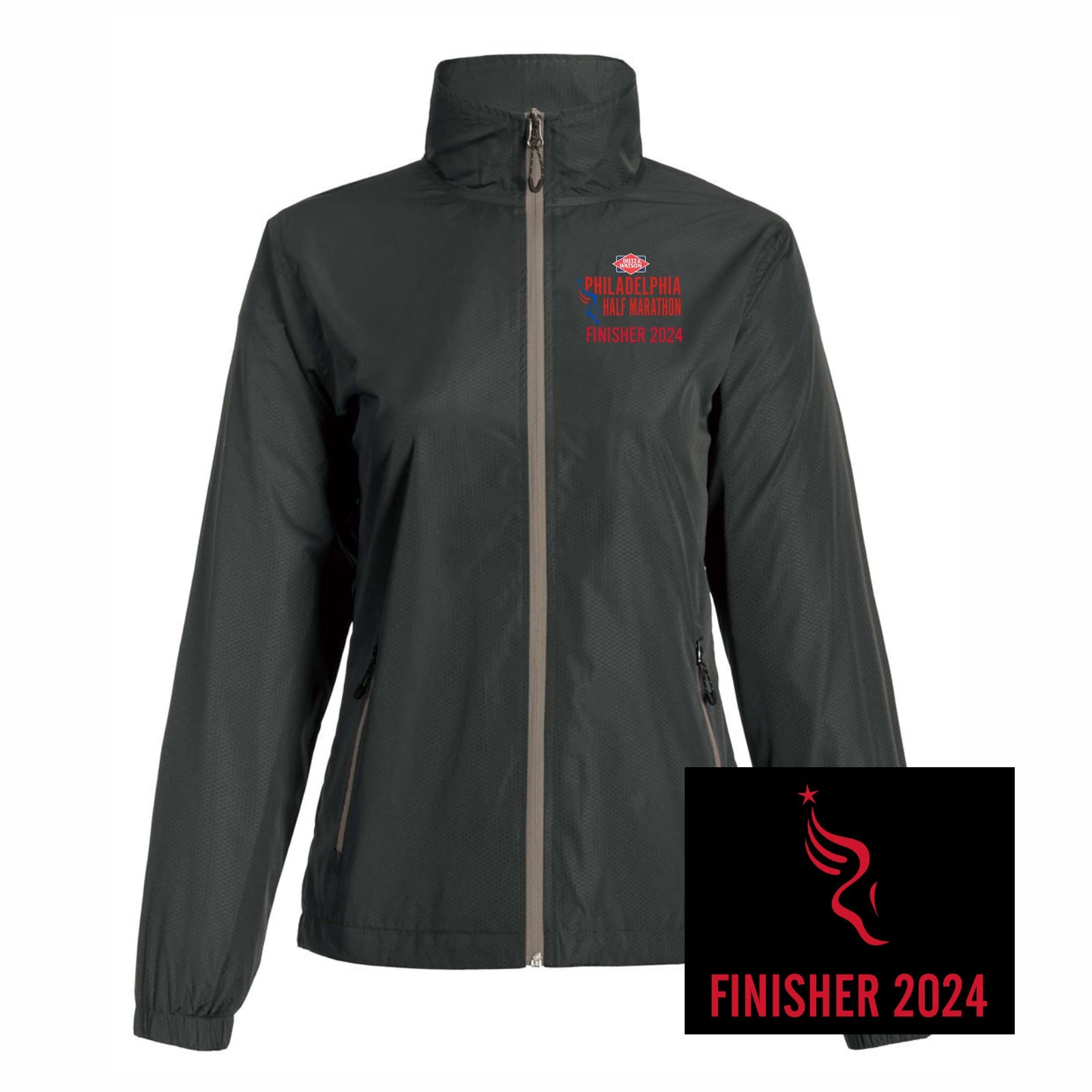 Fitted DWR Shell -Black- D&W 2024 Finisher Embr.