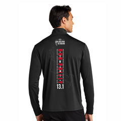 Adult Tech Eco 1/4 Zip -Black- 13.1 Course