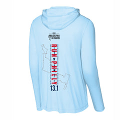 Adult LS Tech Sun Hoody -Light Blue- 13.1 Course