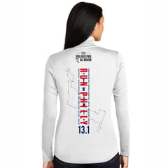 Fitted Tech 1/4 Zip -White- 13.1 Course