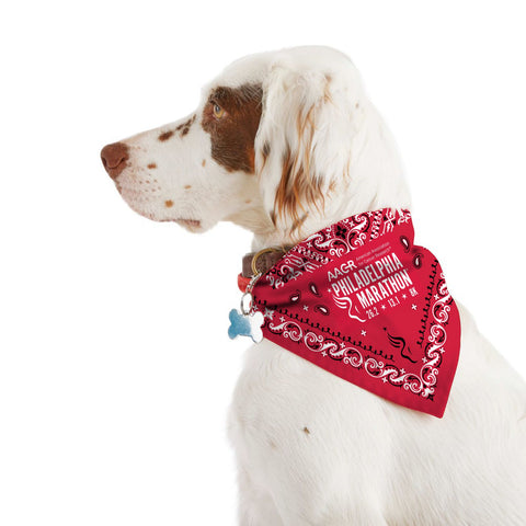 Dog Bandana - Red - 'AACR Logo' Design