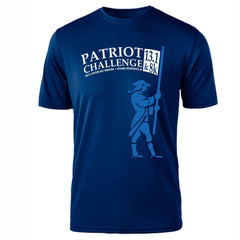 Philadelphia Marathon 2022 "Patriot Challenge" Special - 13.1 & 8K - Men's SS Tech Tee - Navy