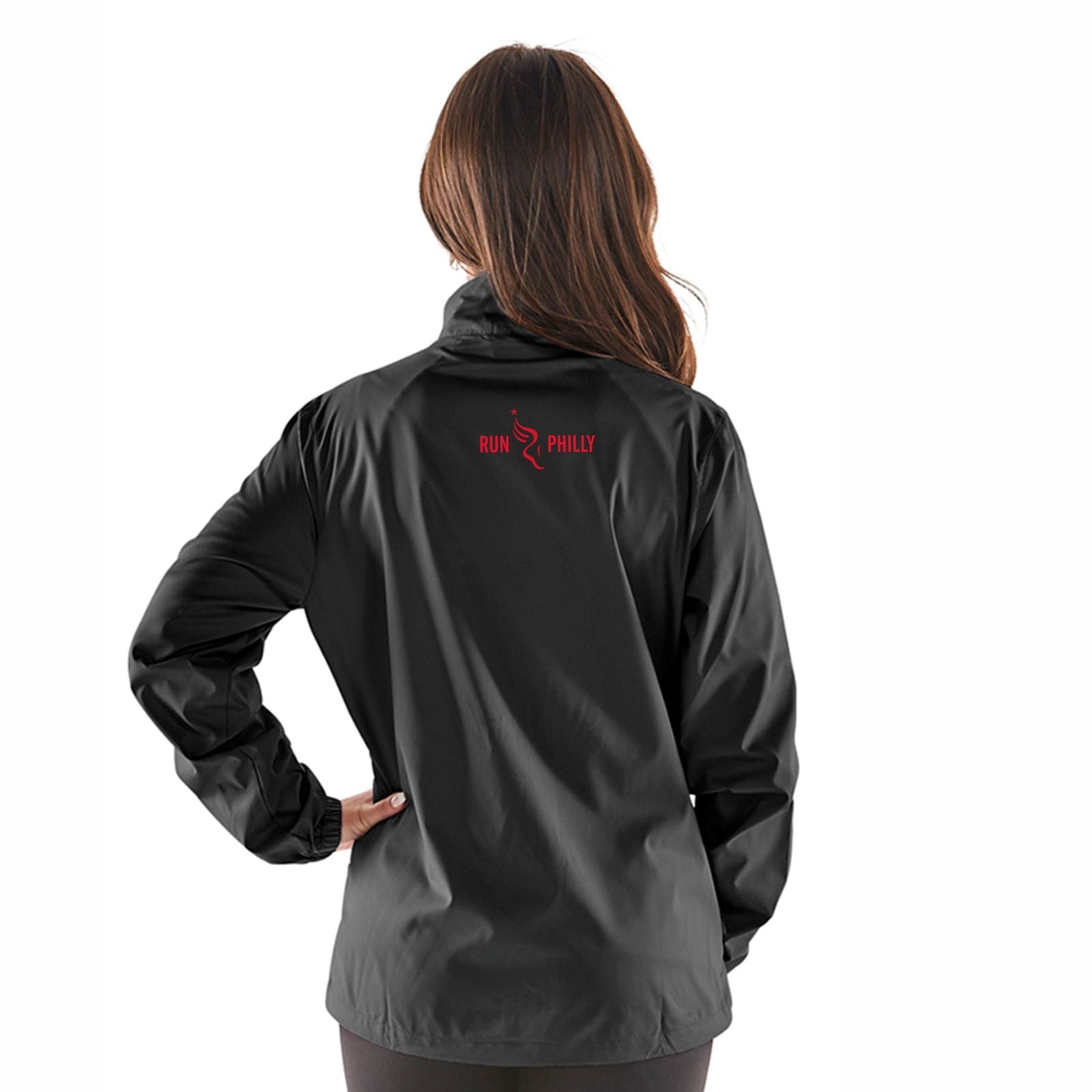 Lightweight Zip Eco Jacket -Black- AACR 26.2 Embroidery 