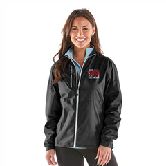 Women's Lightweight Zip Eco Jacket -Black- AACR 2022 Finisher Embroidery