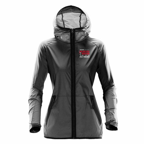 Women's DWR Zip Hooded Shell -Dolphin- AACR 2022 Finisher Embroidery