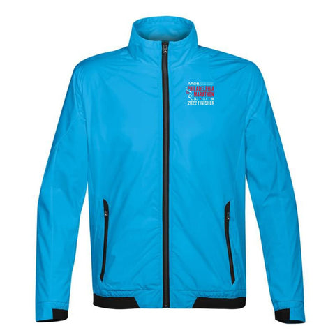 Men's Tech Zip Shell -Electric Blue- AACR 2022 Finisher Embroidery