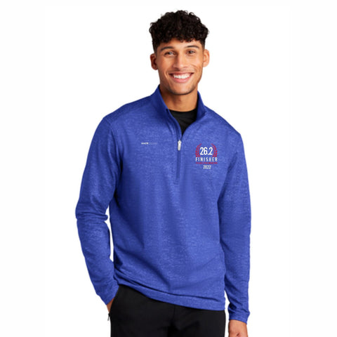 Men's Tech Reflective 1/2 Zip -Royal Heather- AACR 2022 Finisher LCP