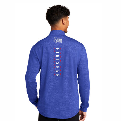 Men's Tech Reflective 1/2 Zip -Royal Heather- AACR 2022 Finisher LCP