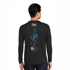 Men's LS Tech Tee -Black- AACR 2022 26.2 Course