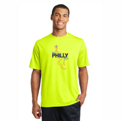 Men's Tech UPF40+ Tee -Safety Yellow- AACR 2022 26.2 Course