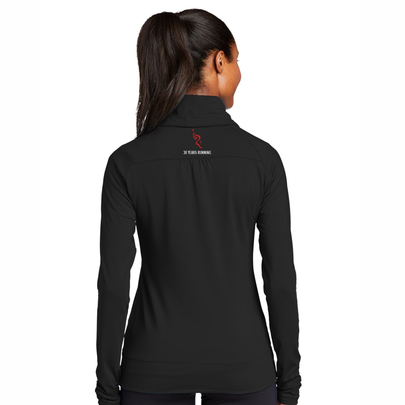 Cowl Jacket -Black- 2023 AACR Finisher Embr. - CUSTOMIZED WITH YOUR TIME