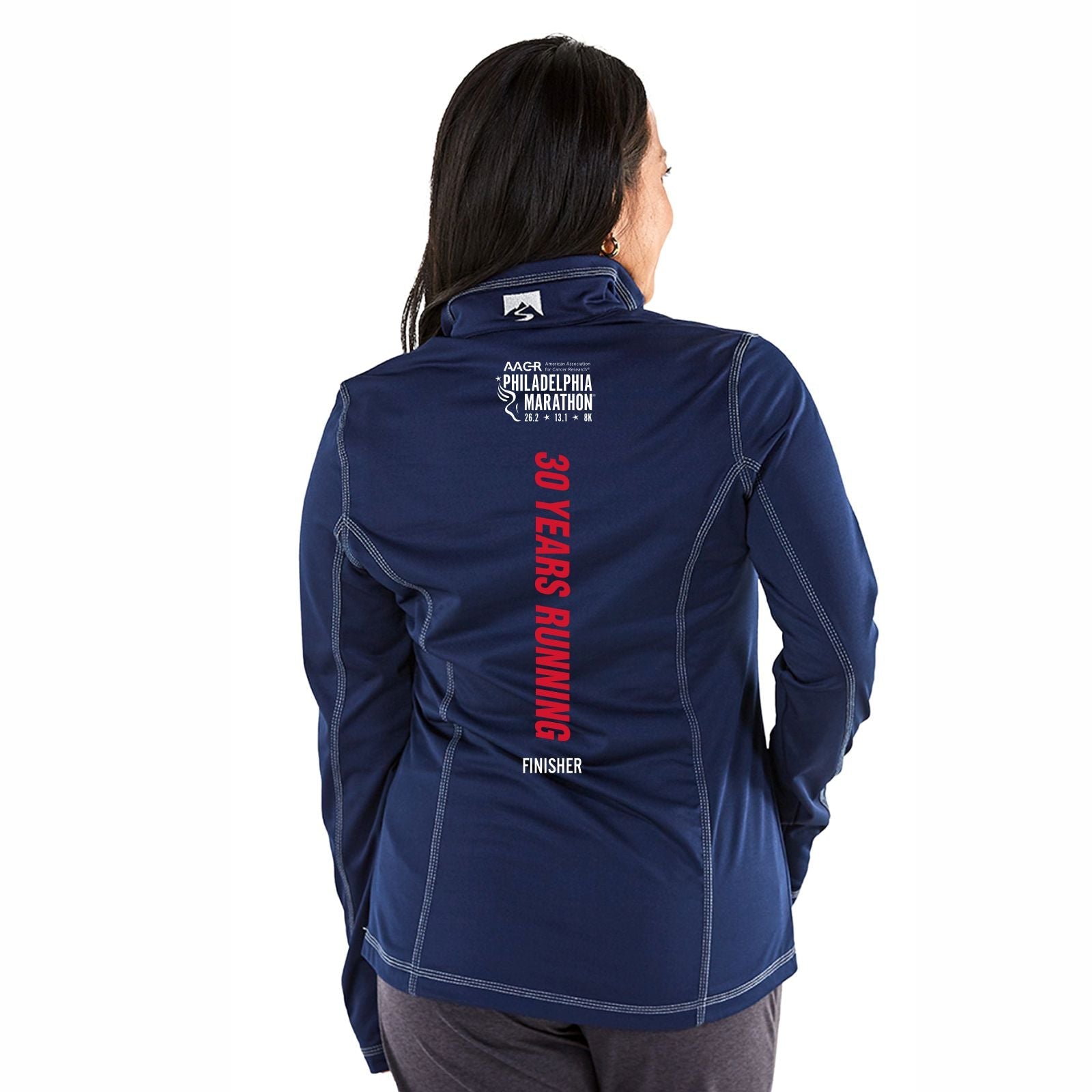 Stretch 1/4 Zip -Navy- 2023 AACR Finisher LCP