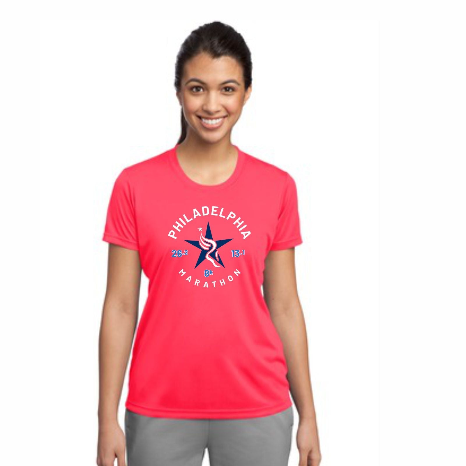 Women's Tech Tee -Hot Coral- 2023 In Training