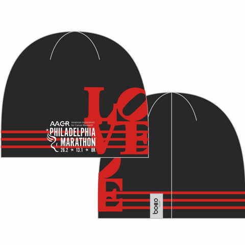 Beanie - Mesh Sublimated -Black/Red Stripes- AACR Love