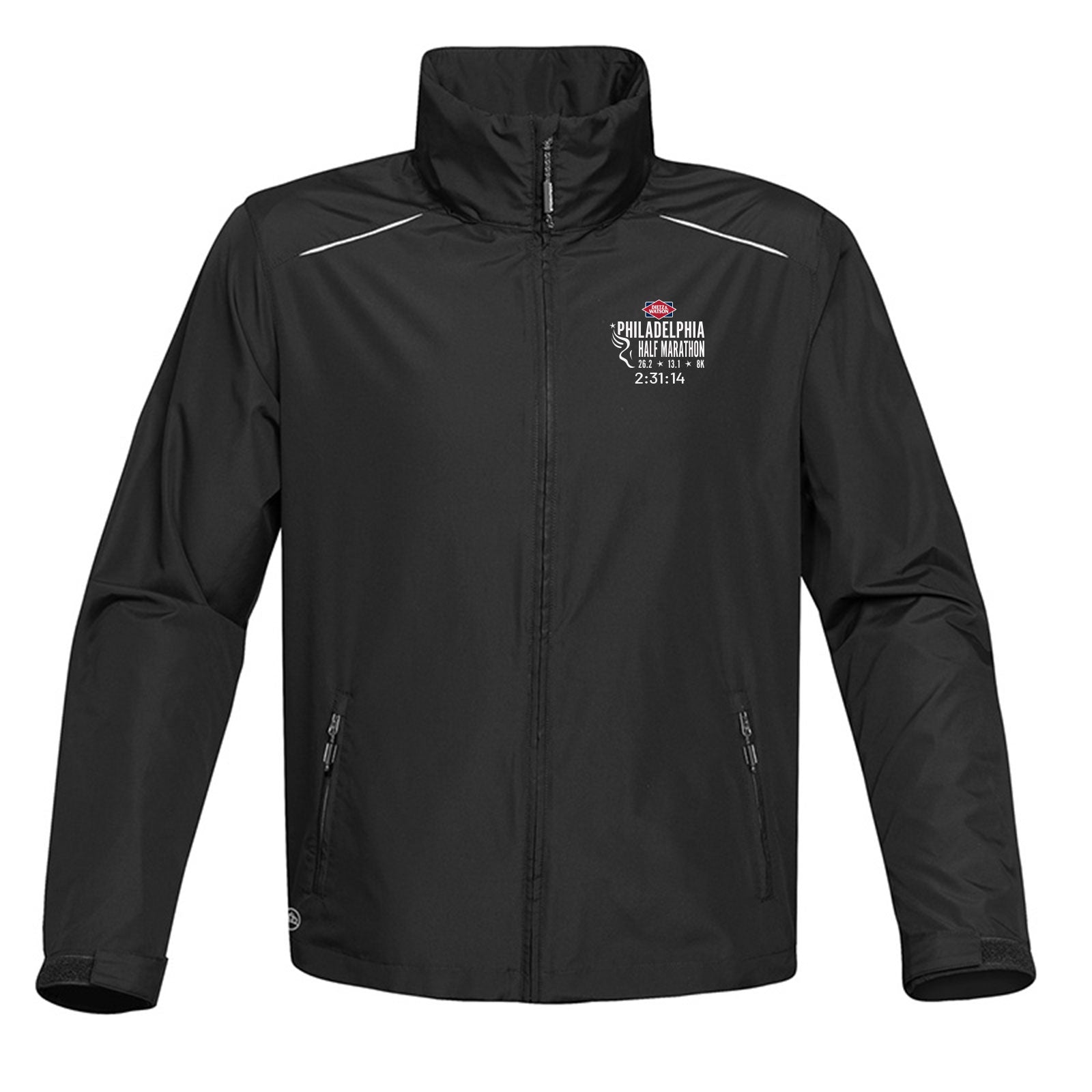 Customized Adult DWR Hooded Zip Shell -Black- 2023 D&W Finisher LCE